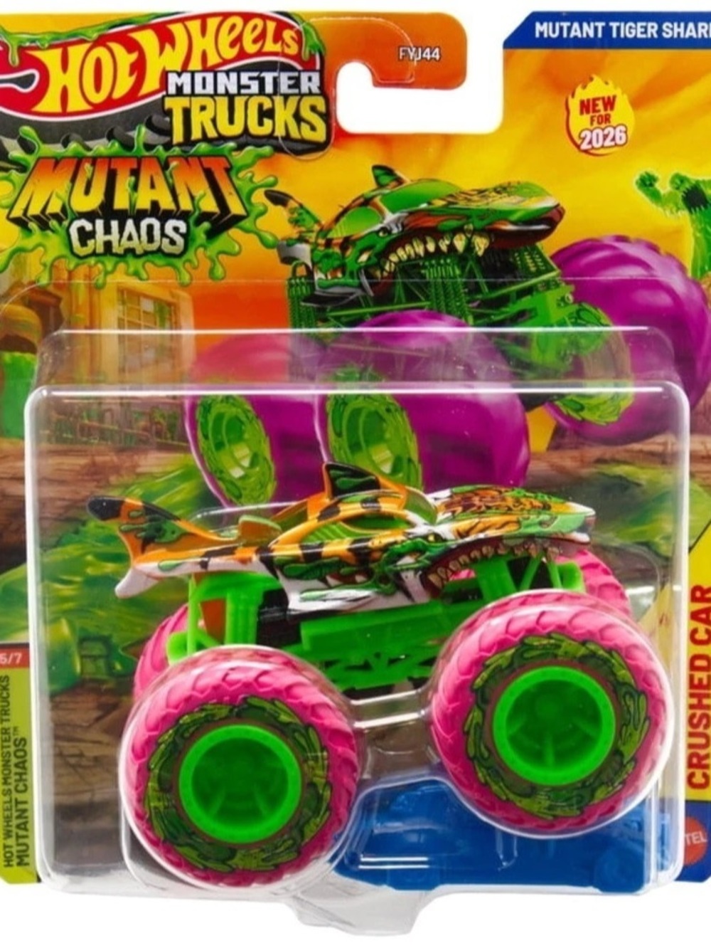 Hot Wheels Mutant Chaos Mutant Tiger Shark Diecast Car